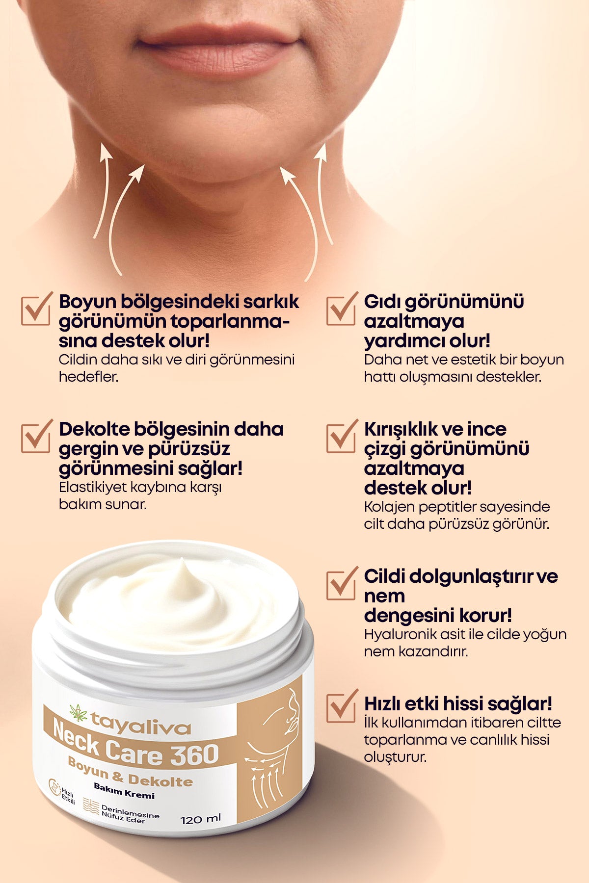 Neck Care 360 Boyun ve Dekolte Bakım Kremi 120ml