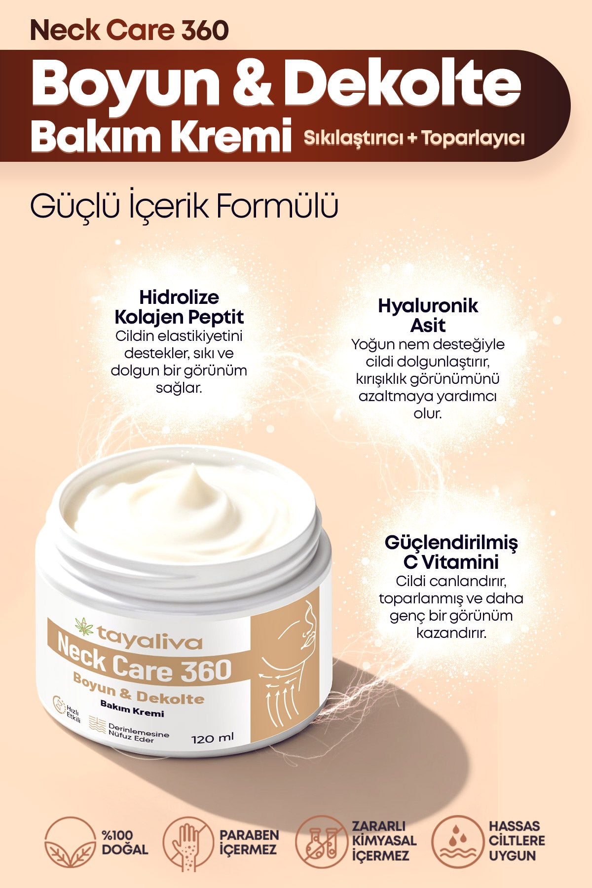 Neck Care 360 Boyun ve Dekolte Bakım Kremi 120ml